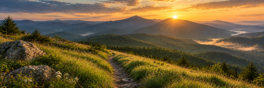 Sunrise over the mountains symbolizing a new dawn for the Kingdom of God